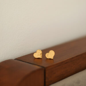 Náušnice GOLDEN Heart III