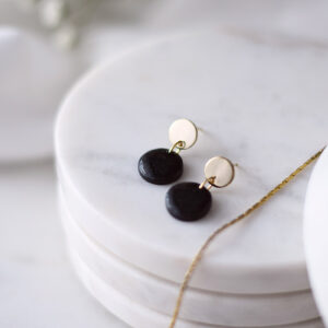 Náušnice DOTS Black